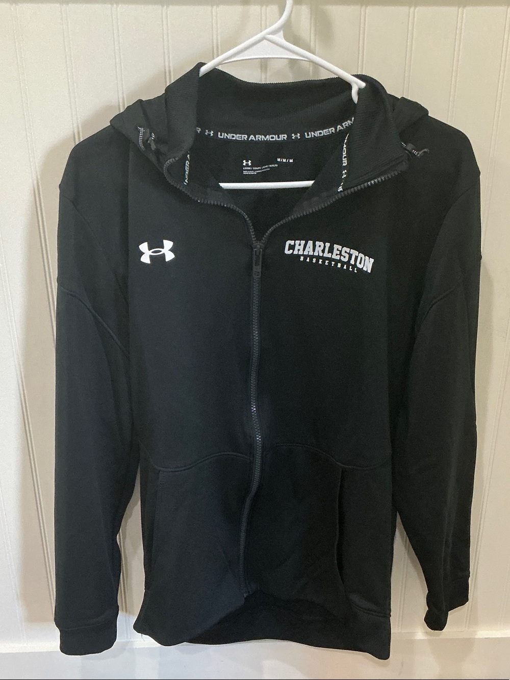 Under Armour Black Charleston Basketball Full-Zip Hoodie